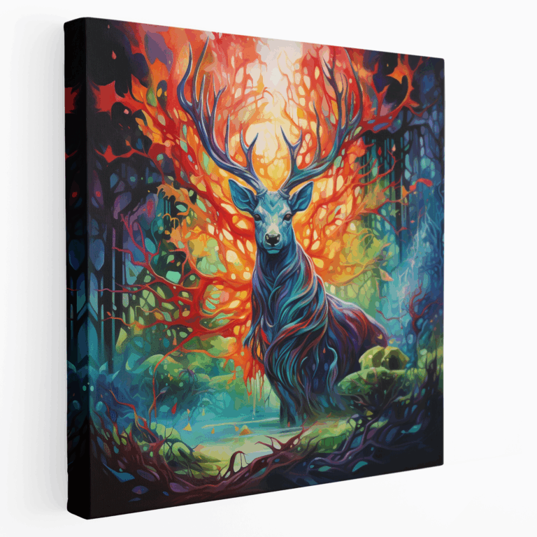 Verzaubernder Wald Leinwandbild