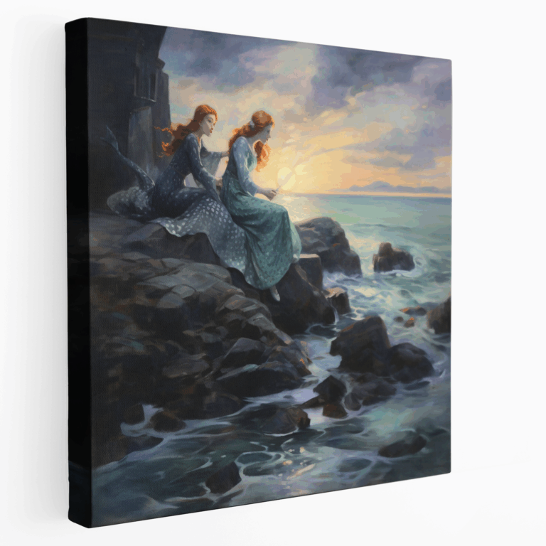 Ruhe des Meeres Leinwandbild