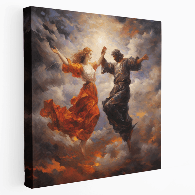 Leinwandbild Celestial Ballet Impressionist
