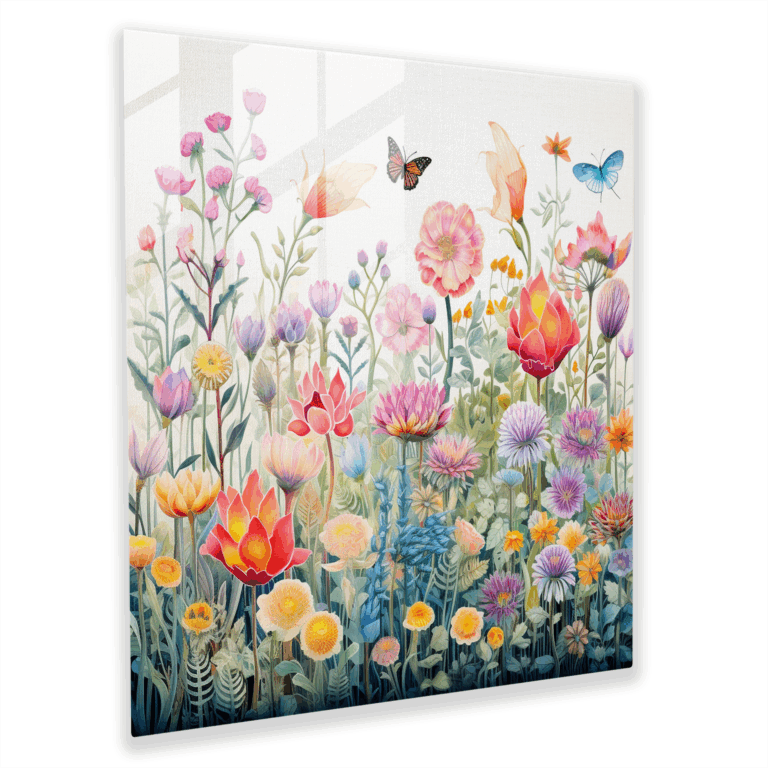 Verzaubernde Oase Glasbild