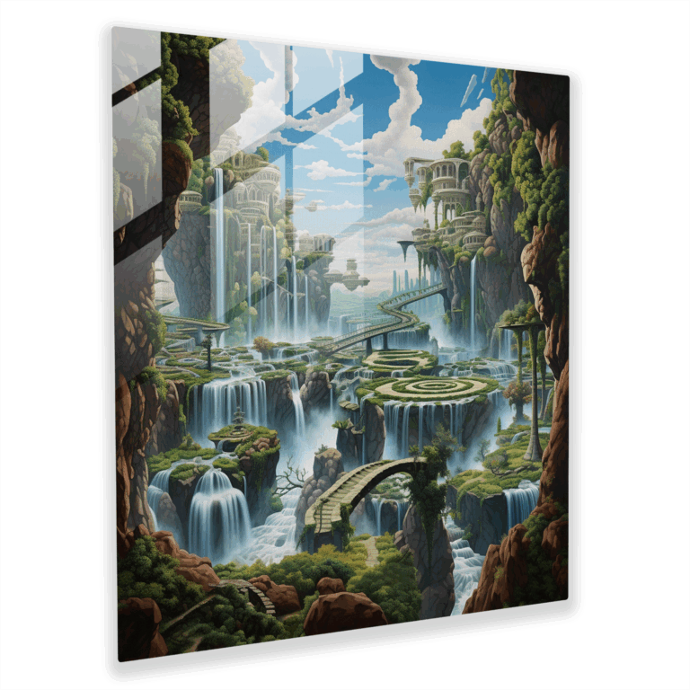 Glasbild Ethereal Dreamscape