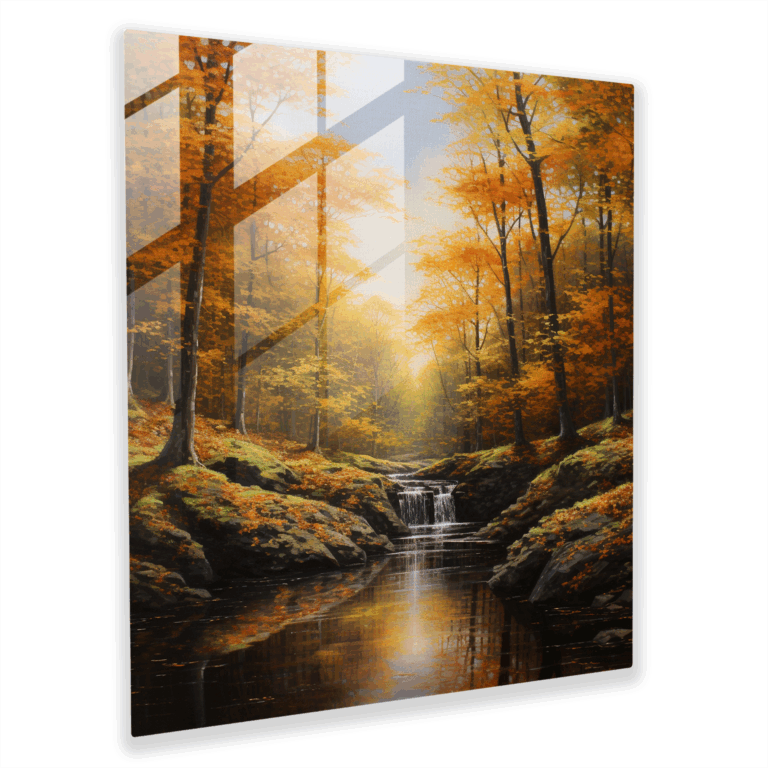 Ruhevolle Gelassenheit Glasbild