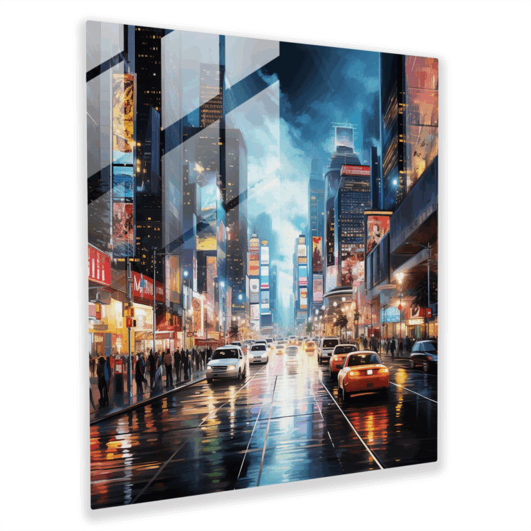 Glasbild Cityscape Symphony