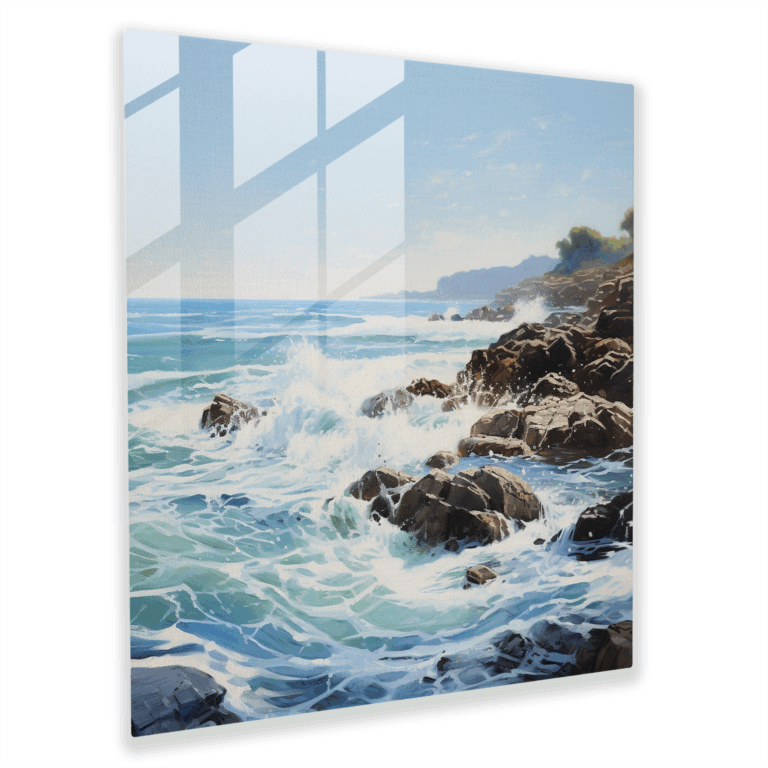 Glasbild Küstenruhe