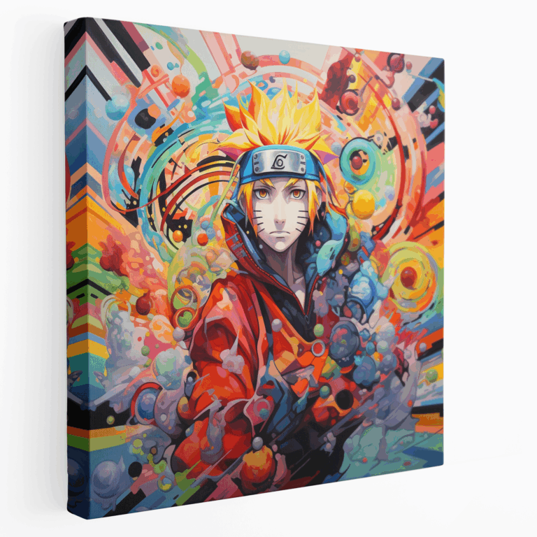 Chakra Fusion - Abstraktes zeitgenössisches Leinwandbild