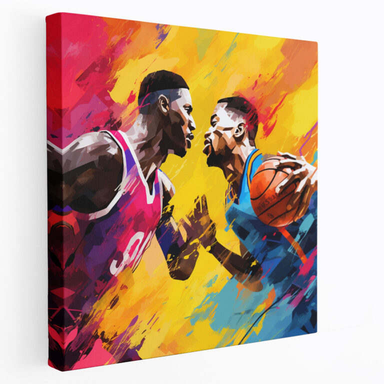 NBA Wandkunst - Leinwand Sport Abstrakt