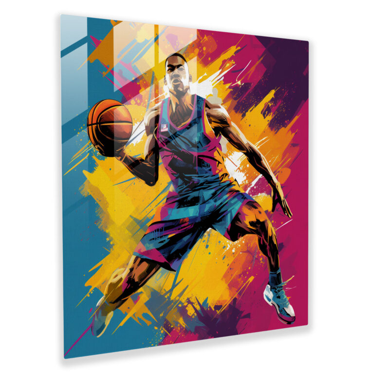 NBA Glasbild - Pop Art Action