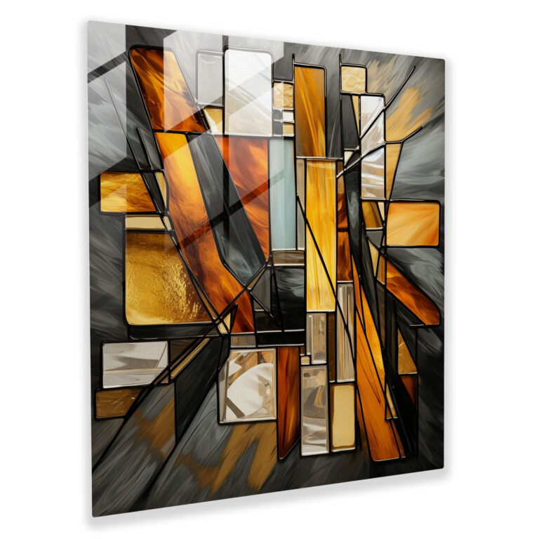 Neutral Glasbild - Abstrakte Erde - Wanddekoration Neutral Glasbild Wanddekoration Abstrakt