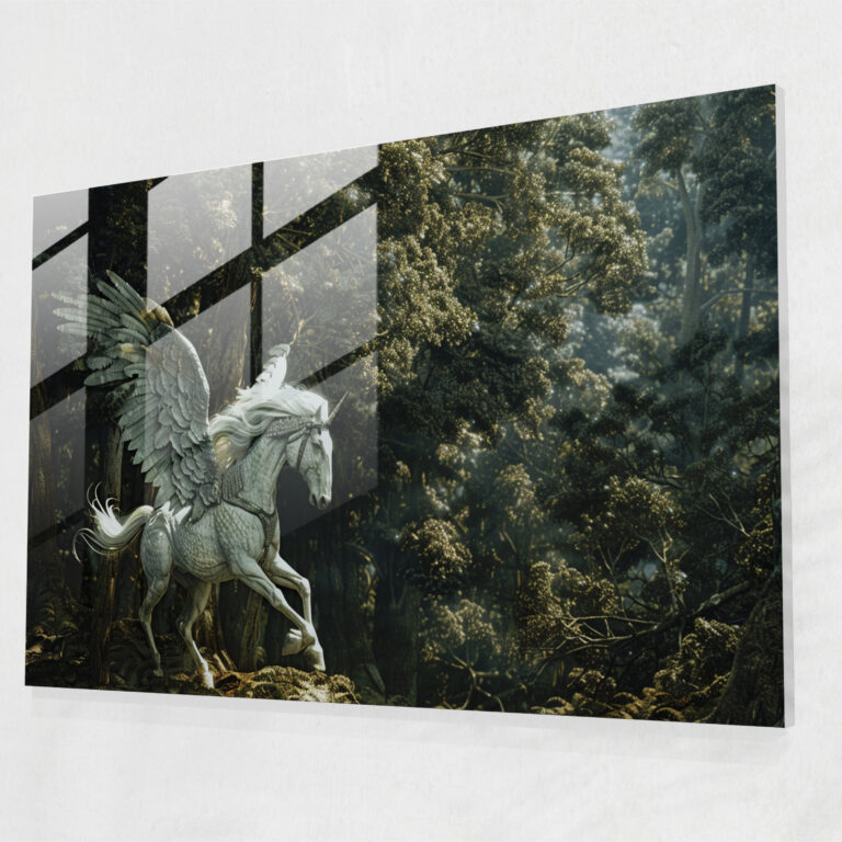 Neoklassische Wohnkultur Leinwandbild - Neoklassik Wohnkultur Glasbild