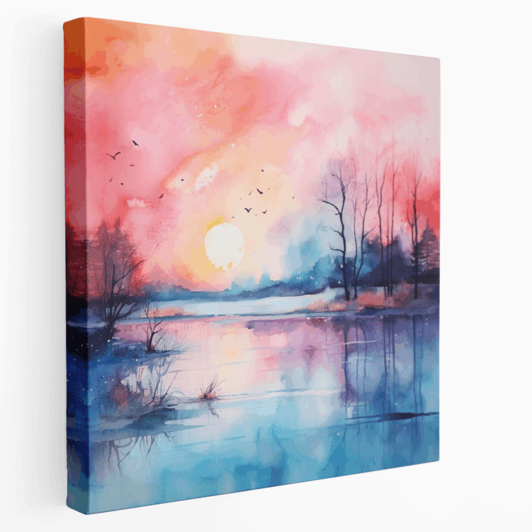 Traumhafte Wasser Leinwandbild