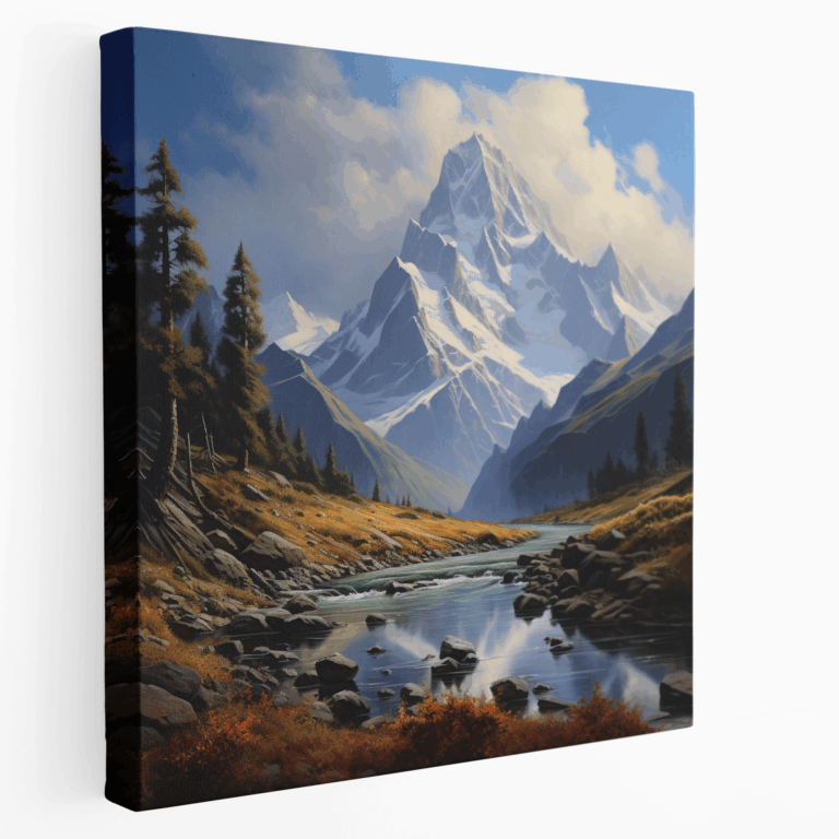Leinwandbild Majestic Peaks