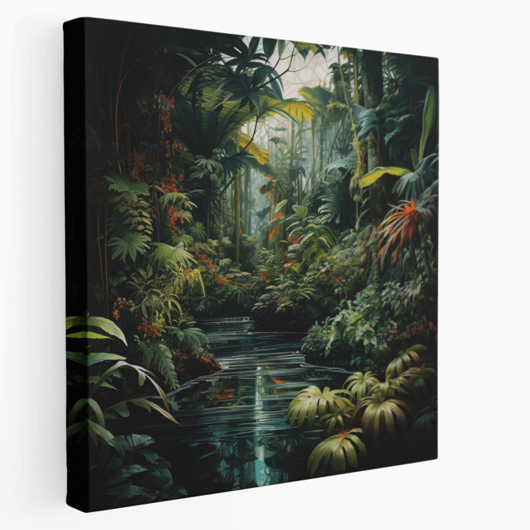 Verzauberter Regenwald Leinwandbild