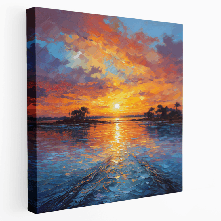 Leinwandbild Sonnenuntergangs-Pracht