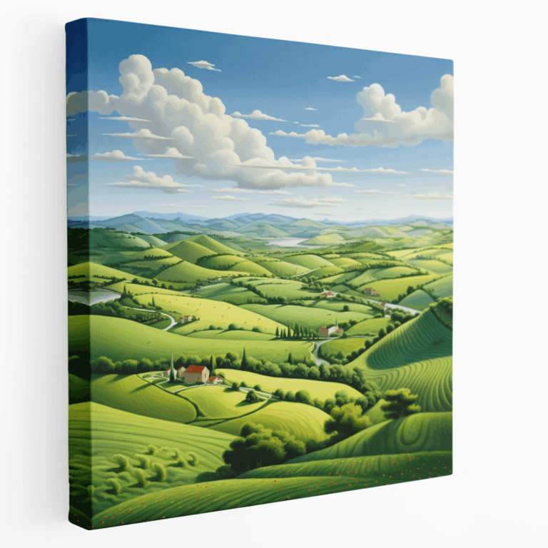 Moderne Leinwandbild Rolling Hills