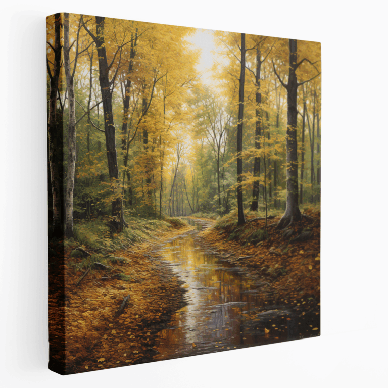 Herbstliche Ruhe Leinwandbild