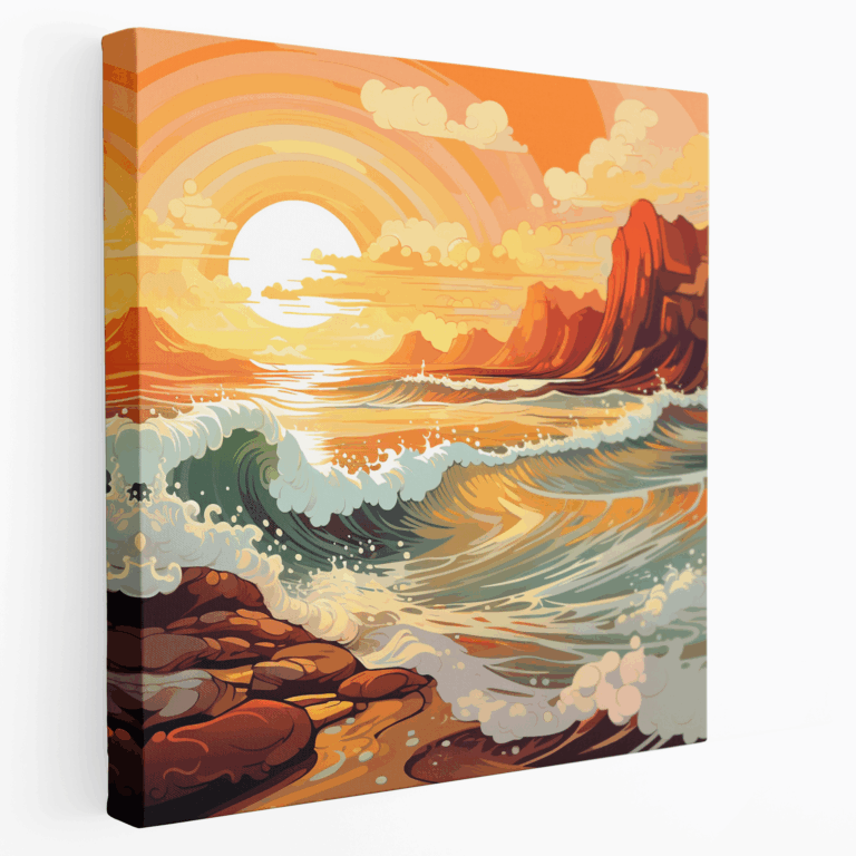 Wave Rhapsody Leinwandbild