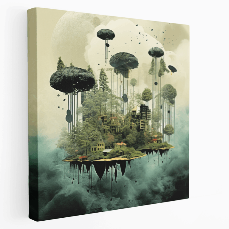 Leinwandbild Traumhafter Wald