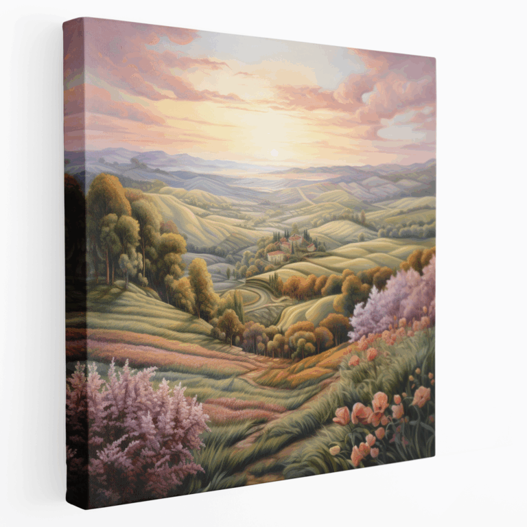Leinwandbild Ruhige Landschaft