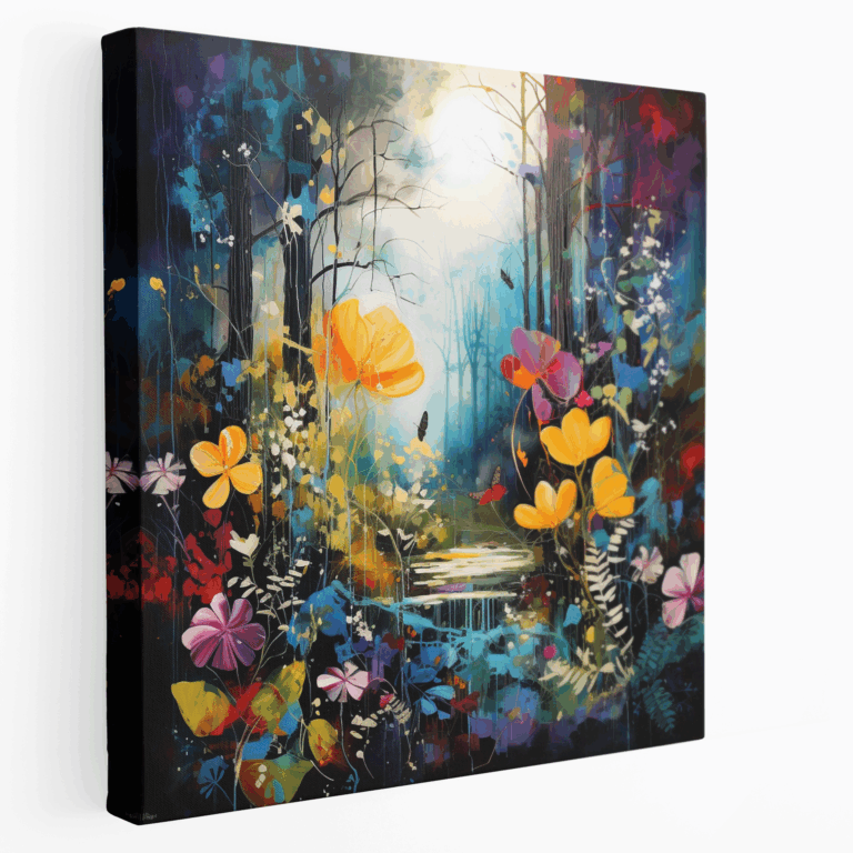 Verzauberter Wald Leinwandbild