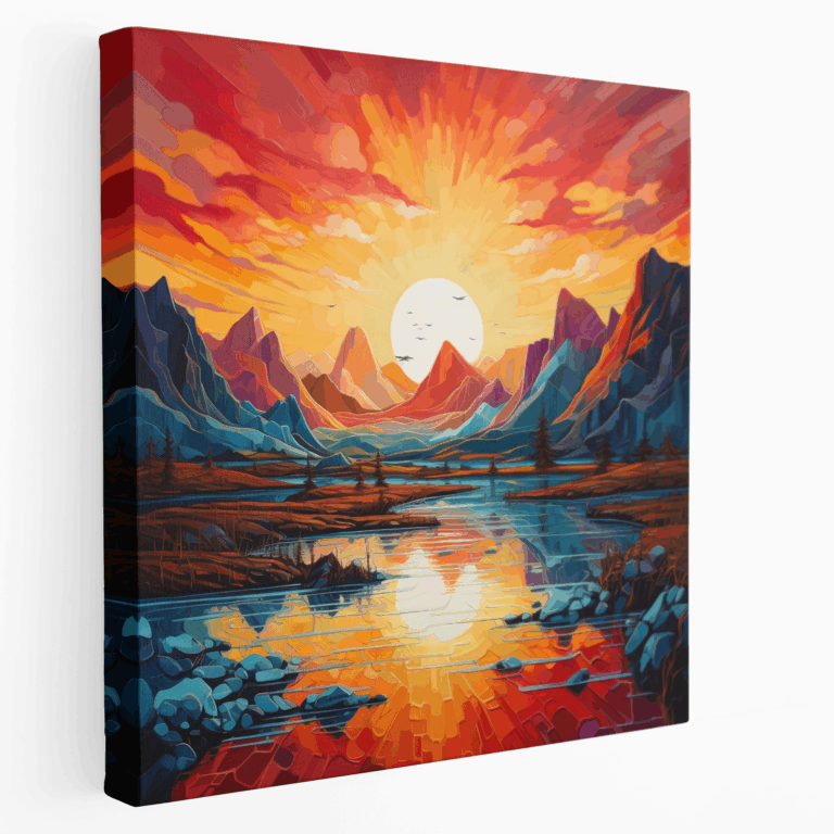 Leinwandbild Sonnenuntergangsträume