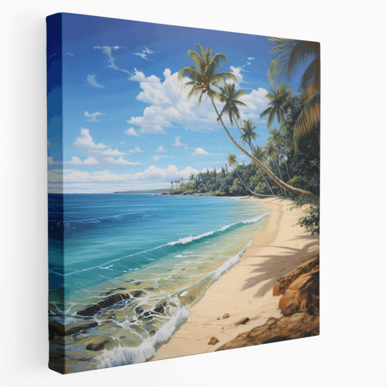 Tropisches Paradies Leinwandbild