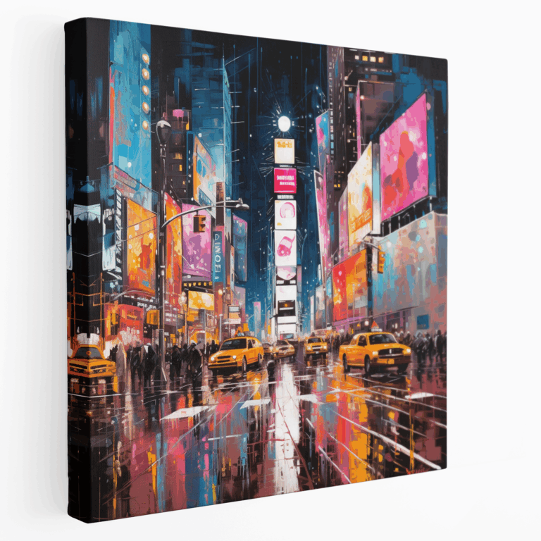 Neon Reverie - Pop Art Leinwandbild
