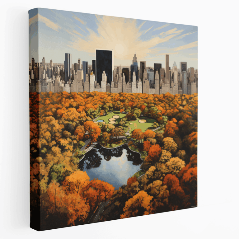 Herbstliche Gelassenheit Leinwandbild