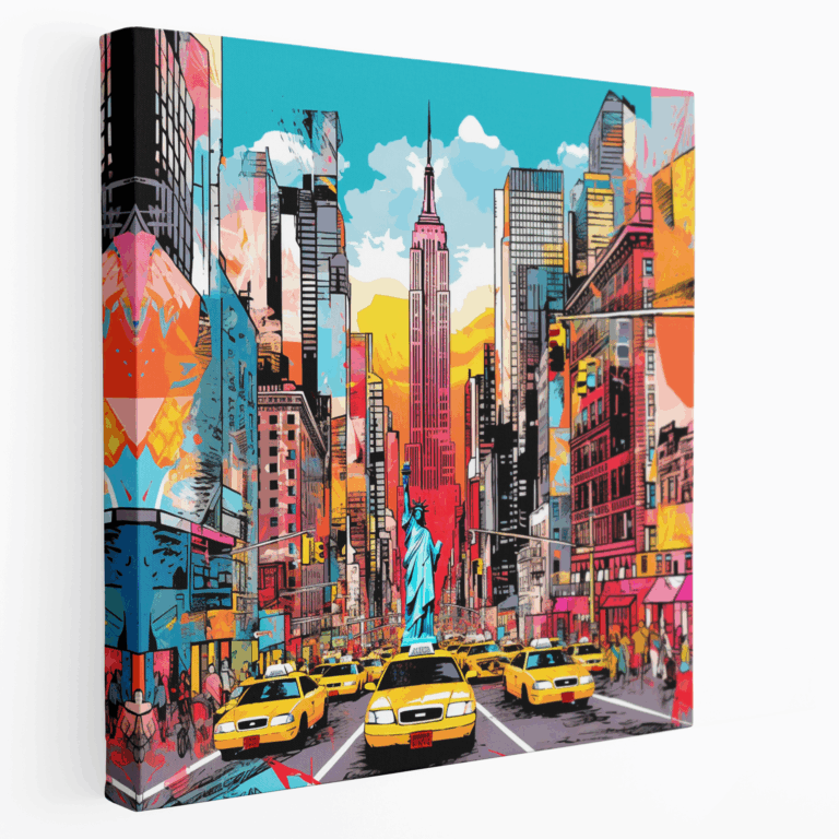 Leinwandbild New York City Pop Art