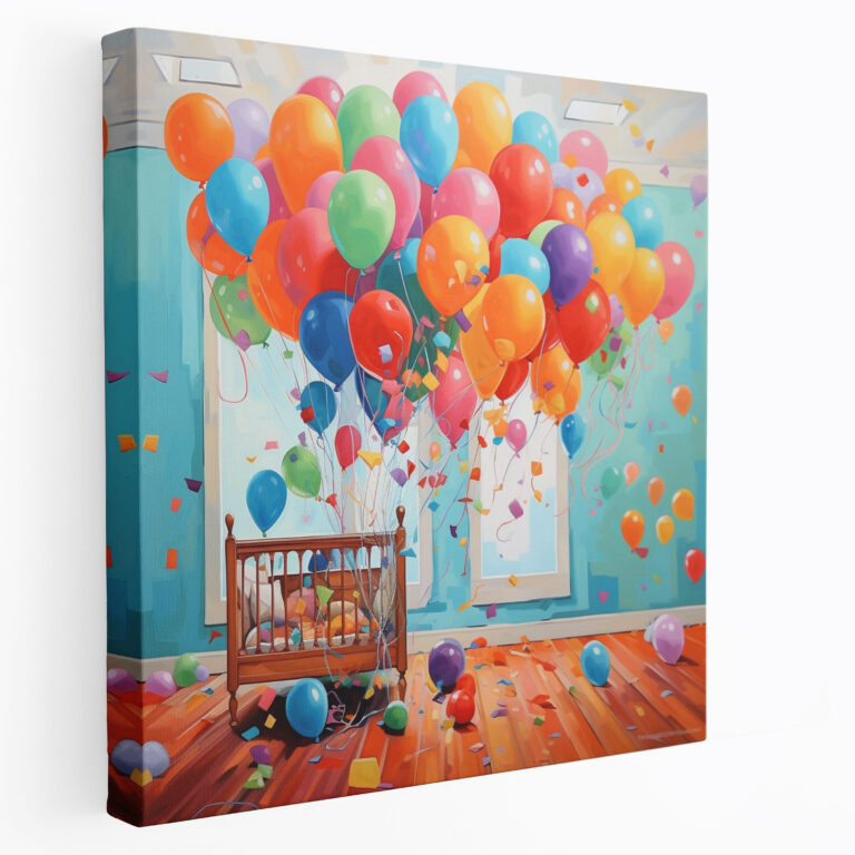 Buntes Acryl-Leinwandbild für das Kinderzimmer - Kinderzimmer Wanddekoration Zuhause buntes Acrylgemälde
