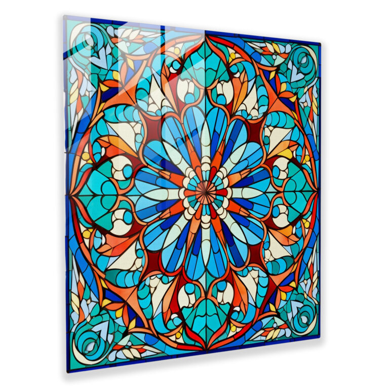 Ottoman Empire Glasbild - Ottoman Empire Wohnkultur Raffinierte Designs Moderne Kunst