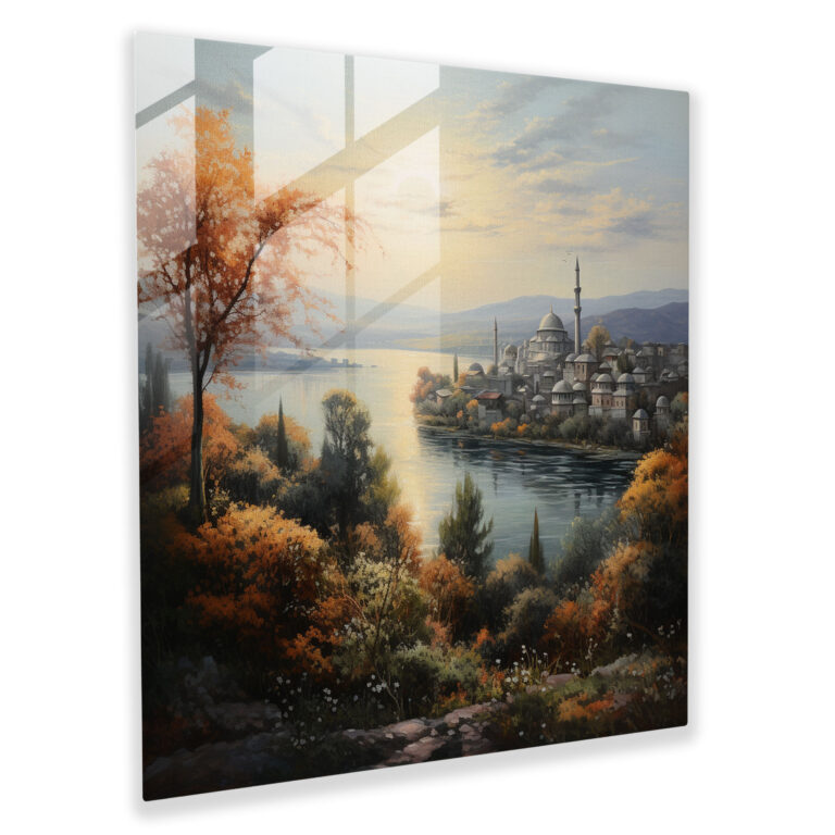 Glasbild Osmanisches Reich - Osmanisches Reich Wohn-Deko Landschaften des Osmanischen Reiches