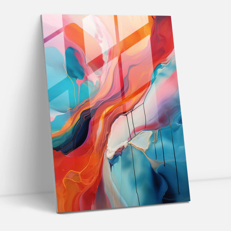 Moderne Kunst für Senioren - Senioren Glasbild Glaswandkunst