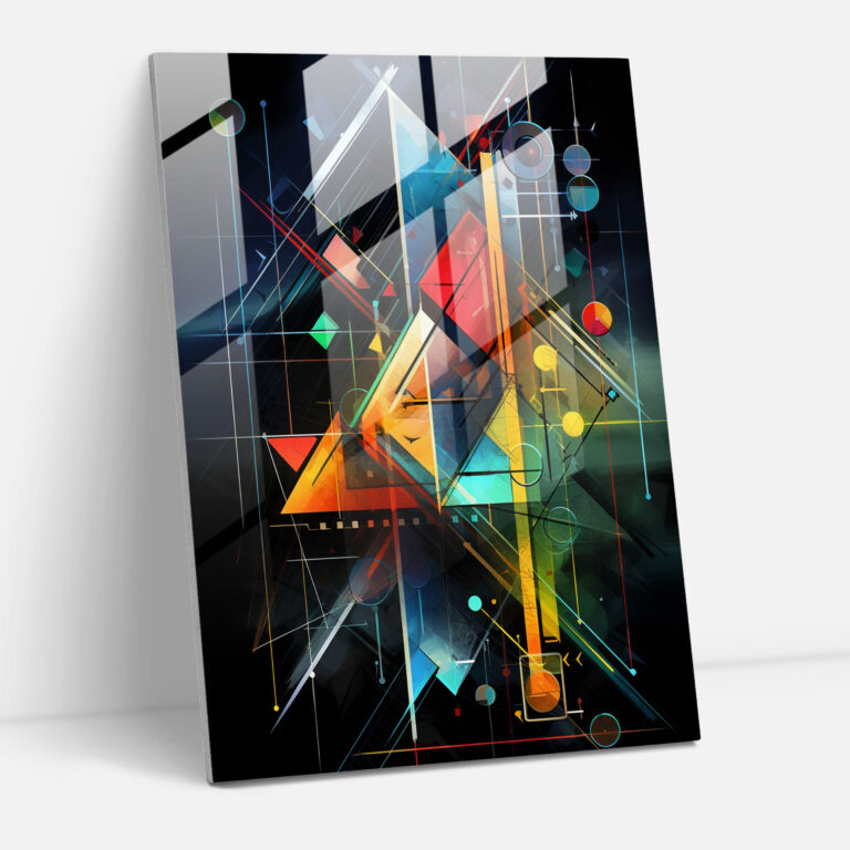 Oppenheimer Glasbild Moderne Kunst Wanddekoration