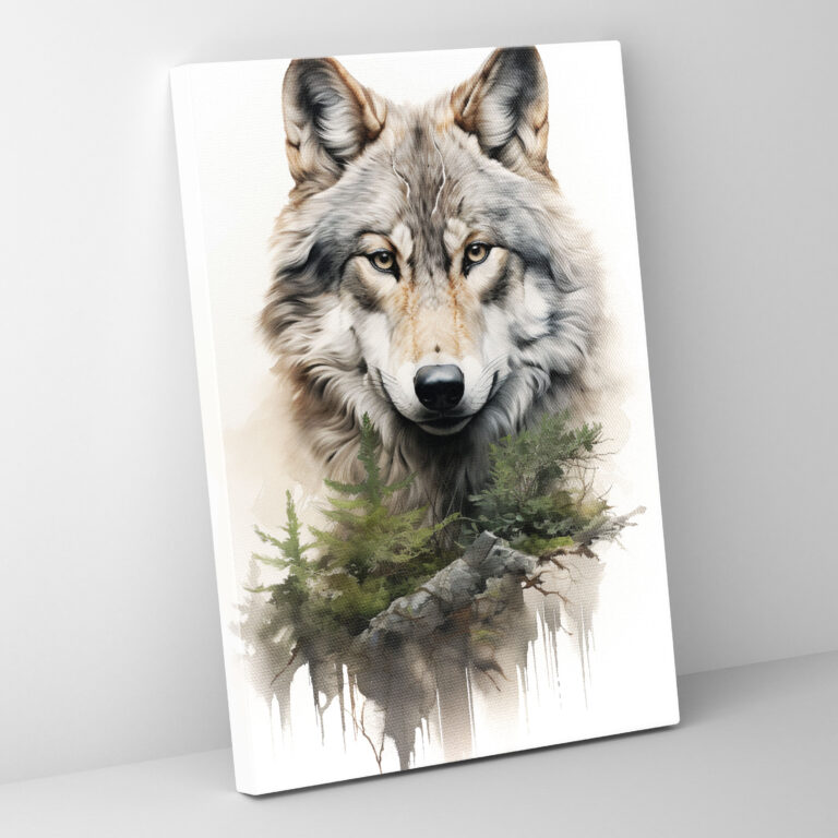 Oppenheimer Leinwandbild - Realistische Tierwelt Wandkunst - Majesty