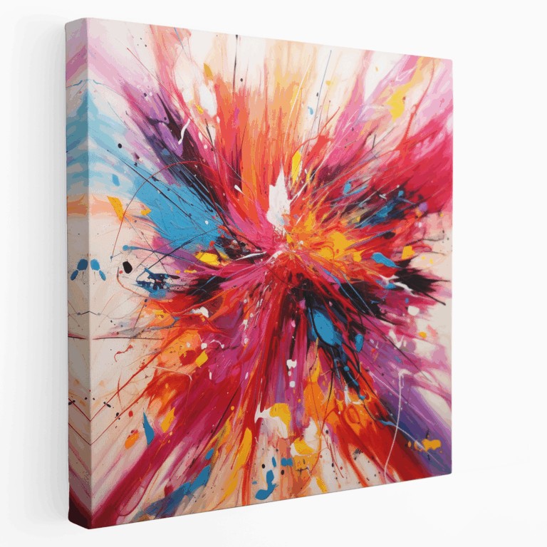 Harmonie Explosion Leinwandbild