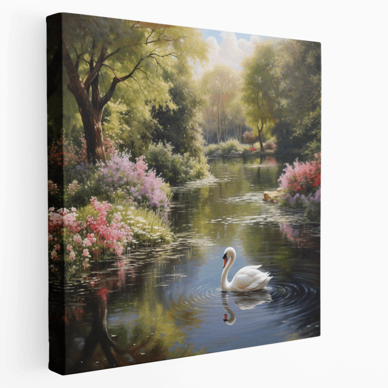 Leinwandbild Garten der Gelassenheit