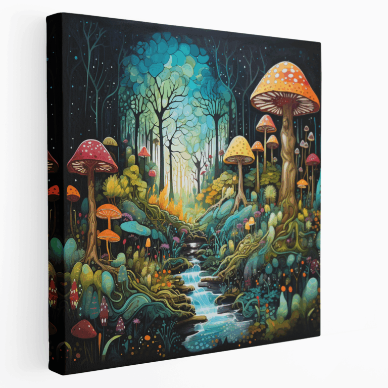 Verzauberte Wald Leinwandbild