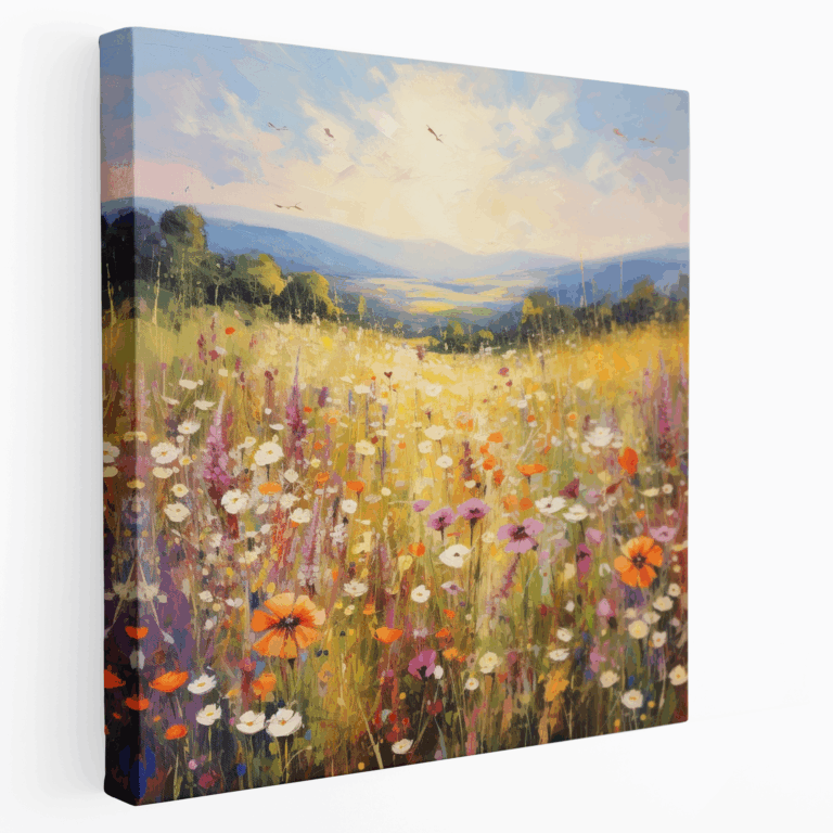 Wiesenruhe Leinwandbild