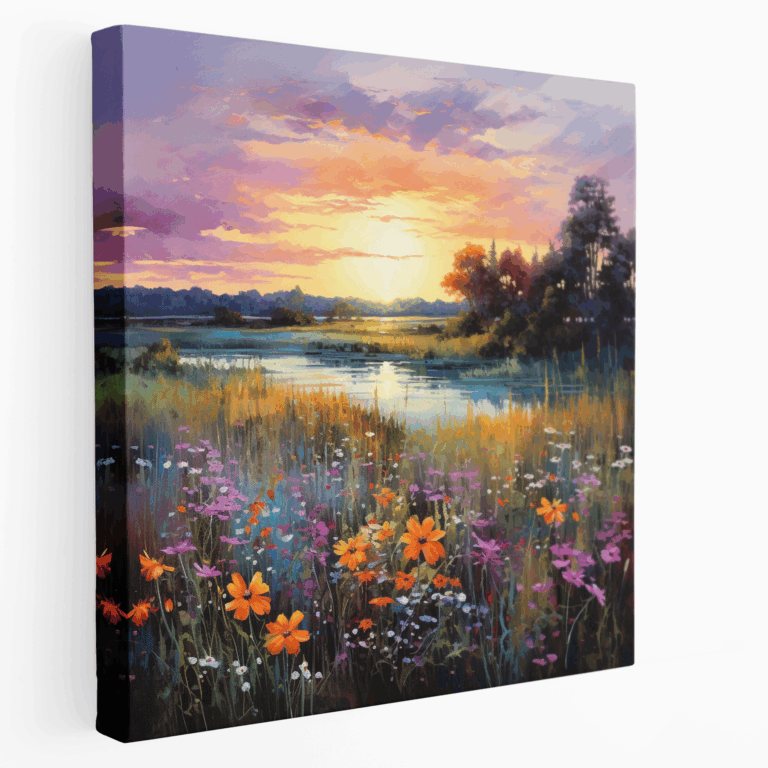 Leinwandbild Sanfter Sonnenaufgang