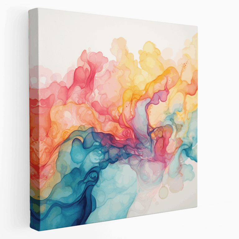 Harmonie in Farben Leinwandbild