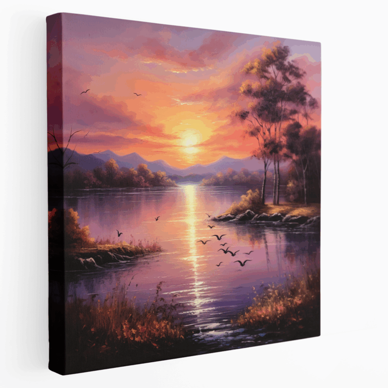 Leinwandbild Tranquil Sunset