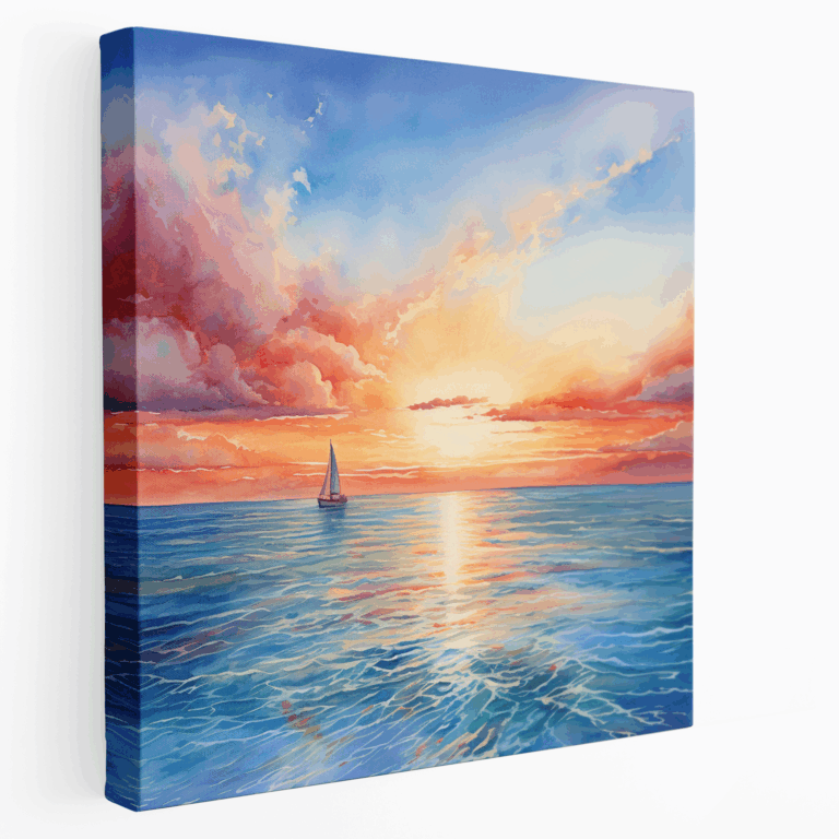 Abendliches Serenaden Leinwandbild