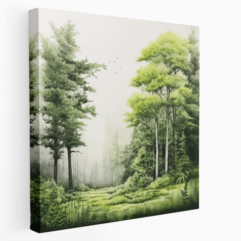 Leinwandbild Harmonischer Wald
