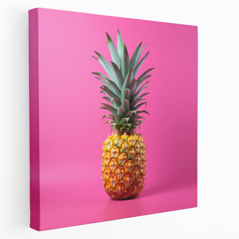 Leinwandbild Frische Ananas - Ananas Wandkunst Wohnkultur