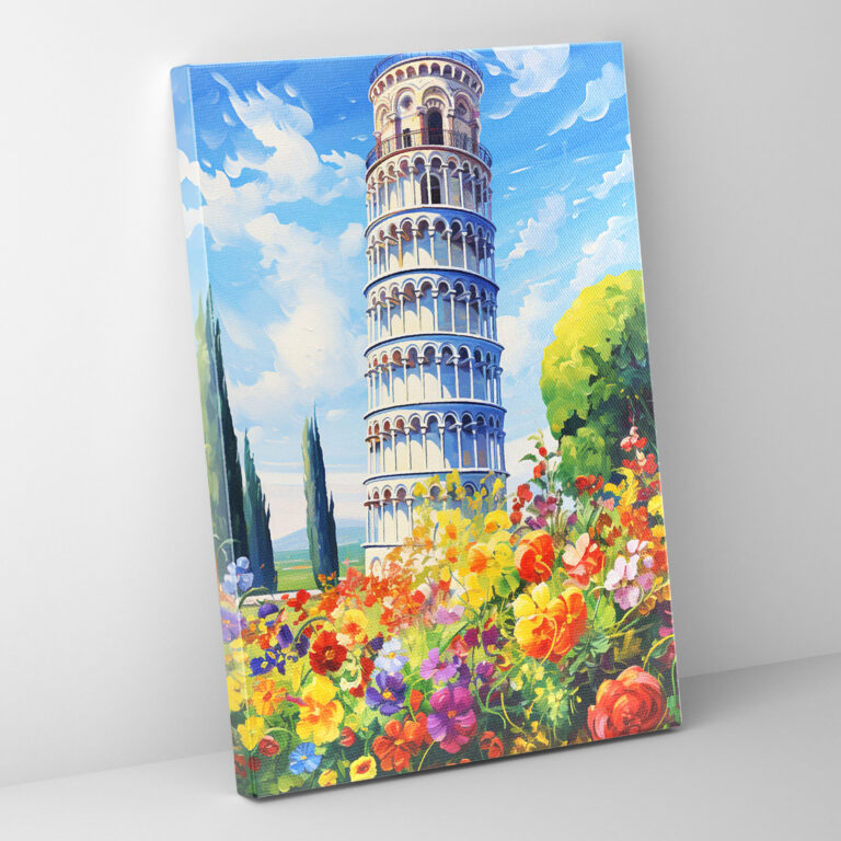 Leinwandbild Schiefer Turm von Pisa - Heimdekoration
