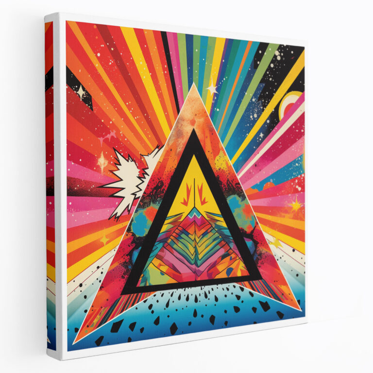 Pop-Art-Wanddekoration von Pink Floyd - Leinwandbild