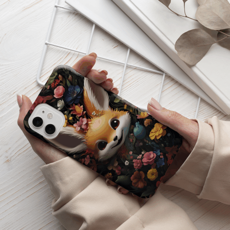Pikachu Blumenmuster Handyhülle