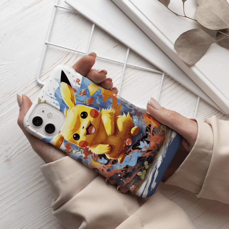 Pokemon Garten iPhone 14 Handyhülle