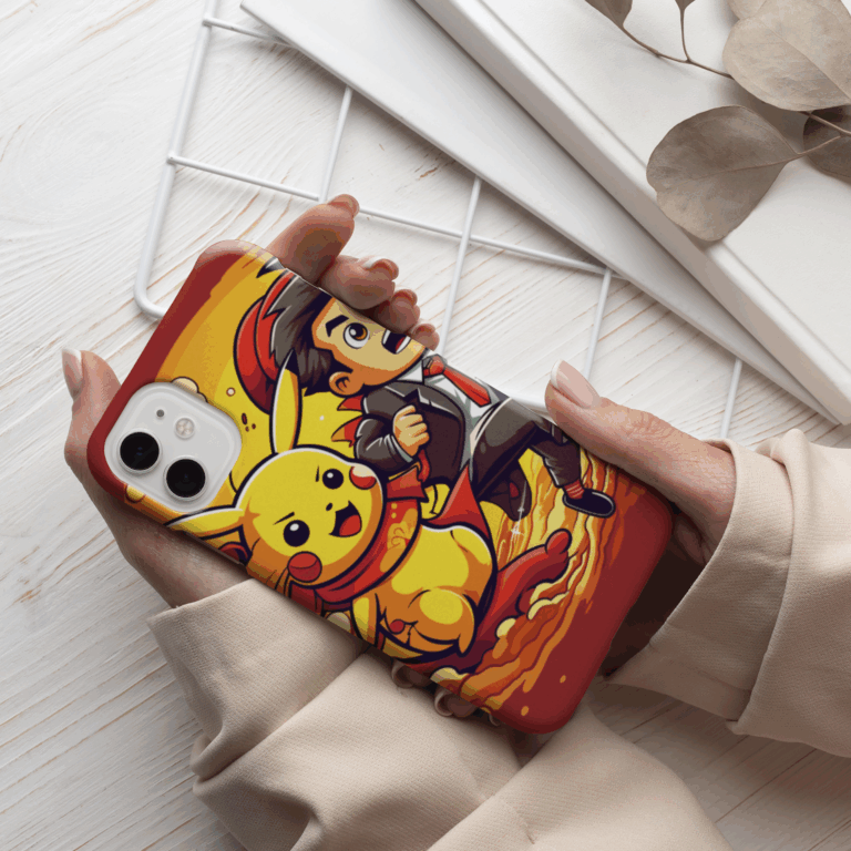 iPhone 14 Handyhülle mit Team Rocket Design