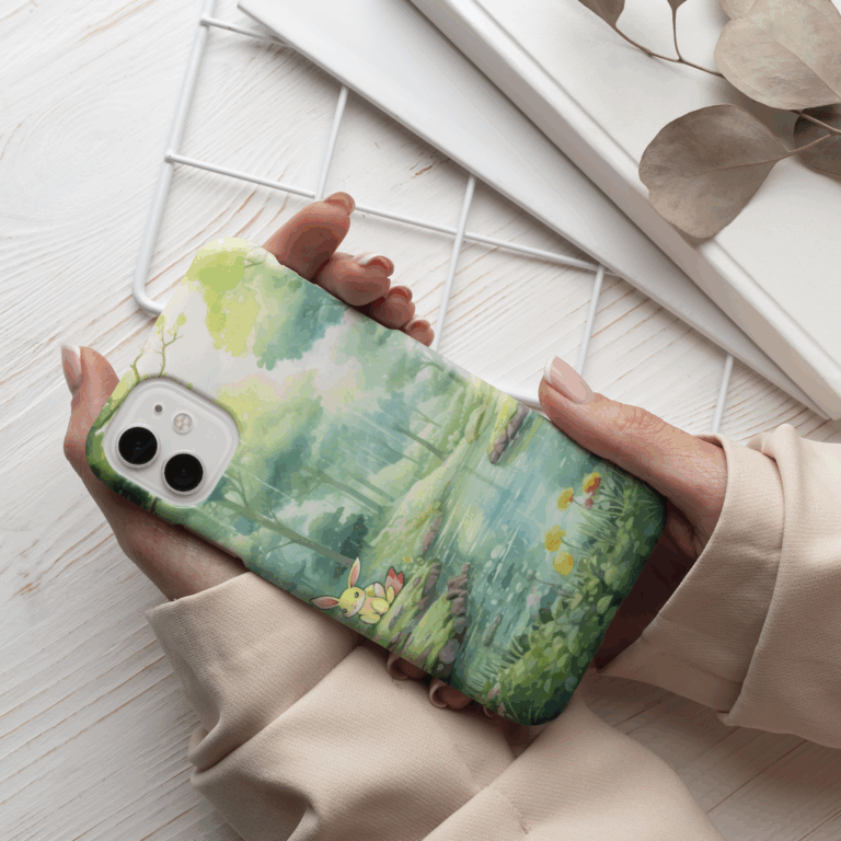 Pokémon Wald iPhone 14 Handyhülle